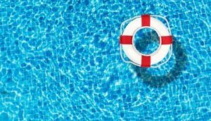 Pool, water, ring.