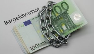 Bargeldverbot Scheine in Ketten