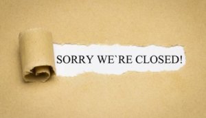Sorry we´re closed!