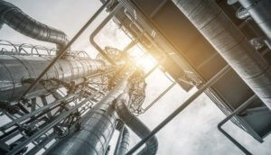 equipment and pipeline in oil refinery