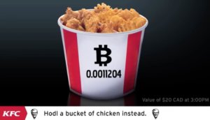 kentucky fried chicken bitcoinbucket