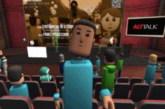 Selfie bei virtuellem Event
