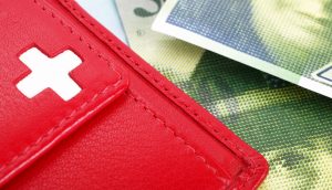 Geldbörse im Schweiz-Look