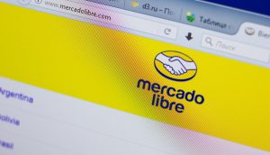 Die Homepage von MercadoLibre.