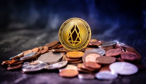 EOS-Coin auf Fiat-Kleingeld