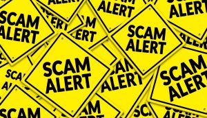 Bitcoin Scam Alert (Symbolbild)