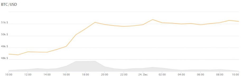 Bitcoin Chart 24 Stunden