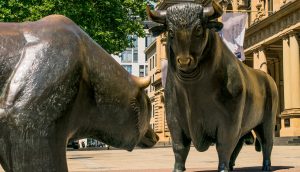 Bulle Bär Bitcoin Krypto
