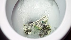 Kein schlechterer Aufbewahrungsort für Geld als so manche Memecoins: die Kloschüssel