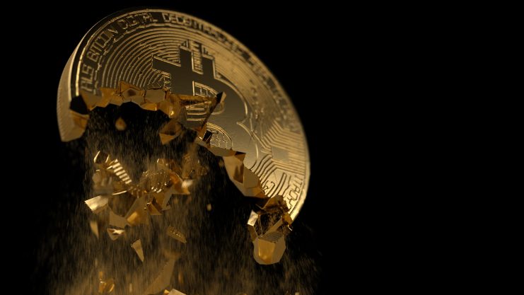 Bitcoin-Münze